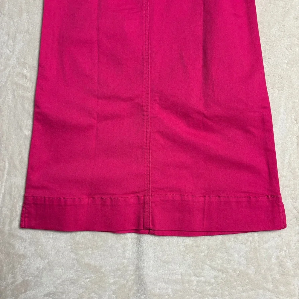 NWT‎ Crewcuts Girls Hot Pink Dress with Heart Pocket Size 10 Sleeveless Cotton